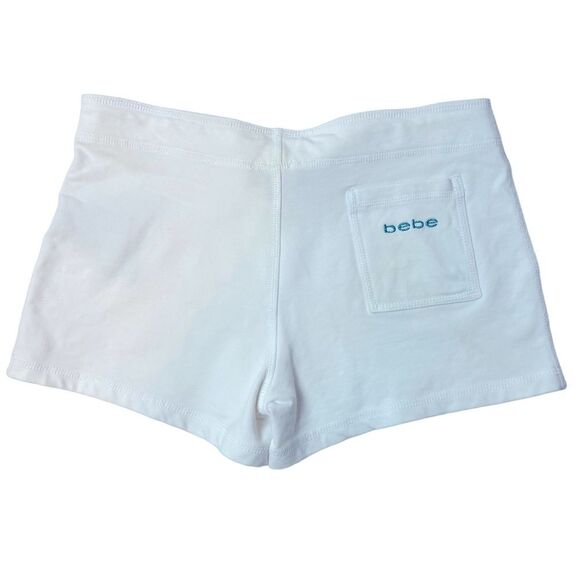 Bebe Shorts With Sequins and Embroidery White Size XS - Picture 2 of 7